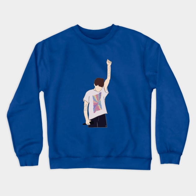 Louis Tomlinson Two of us One Direction Crewneck Sweatshirt by Bookishandgeeky